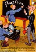 Le petit &eacute;l&egrave;ve et la le&ccedil;on de Catherine